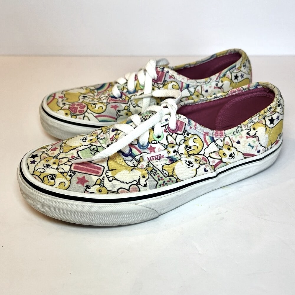 VANS Off The Wall CORGI UNICORN Sneakers Juniors 5 UK 4.0